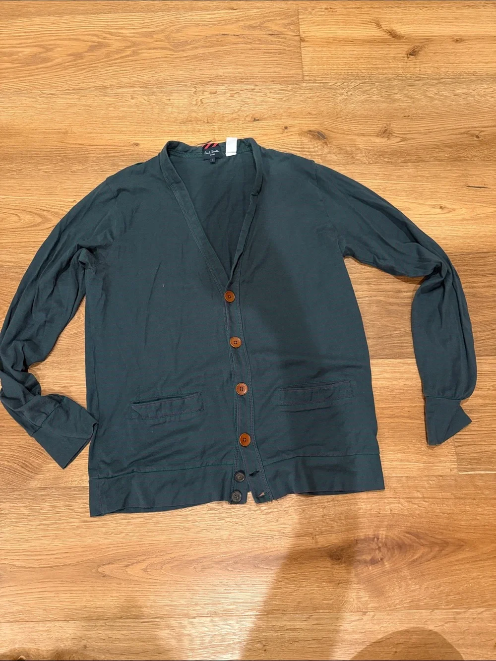 Paul Smith Dark Teal Button-Front Men's Cardigan